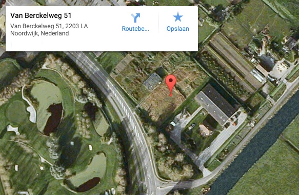 Google-maps kaart van de locatie